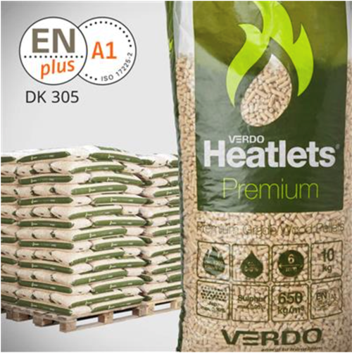 Heatlets 6 mm(10kgposer ) palle Premium 